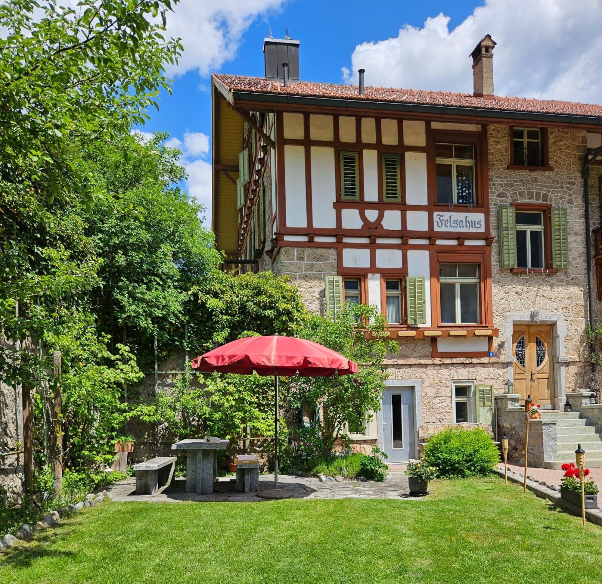 Ferienwohnung Felsenhaus Alvaneu Exterior foto